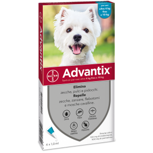 Advantix cani oltre 4 kg fino a 10 kg