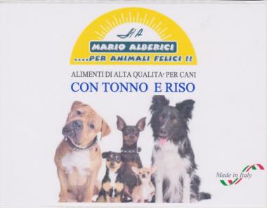 Crocchette Alberici per cani - TONNO E RISO kg 10